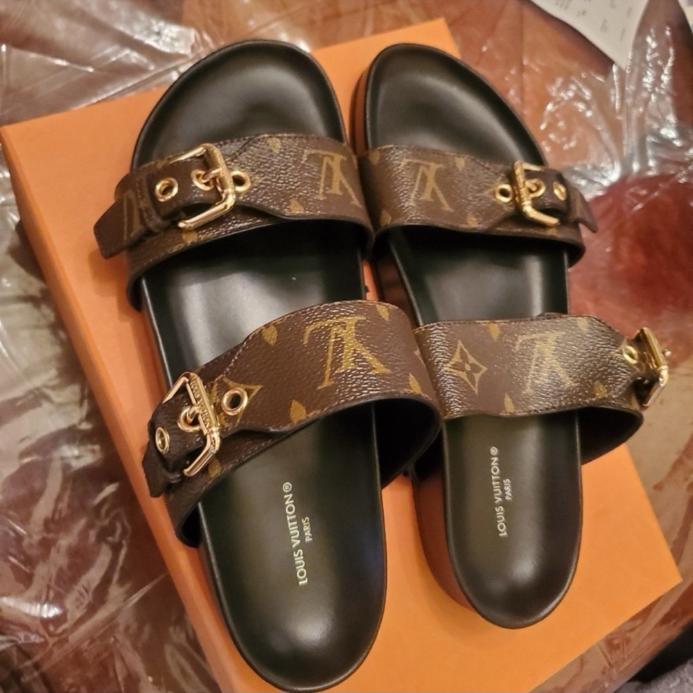🤎Louis Vuitton Bom Dia Flat Mule🤎